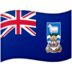 🇫🇰 flag: Falkland Islands display on Google